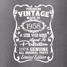 Vintage Etiketa - 1958