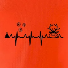 EKG Vianoce Vločky a sob EKG Vianoce Vločky a sob