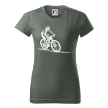 MTB kreslený cyklista