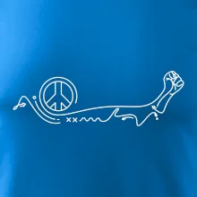 Päsť a symbol mieru