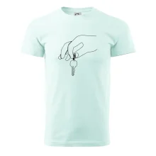 Kľúče a ruka jedným ťahom