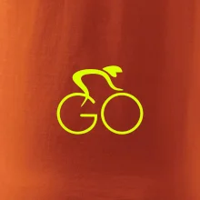 GO - Fluo cyklista malý