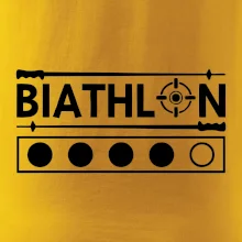 Biathlon terč a hůlky