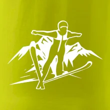 Letiaci skokan biely