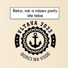 K vode - kotva (vlastný nápis) K vode - kotva (vlastný nápis)