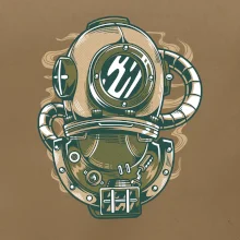 Starý potápačský skafander