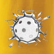 Florbal lopta v triku