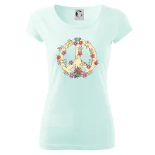 Peace symbol pieskový