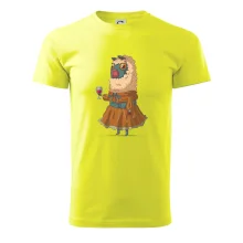 Alpaka s vínom žena