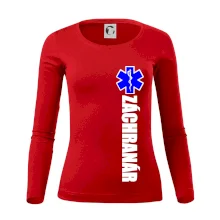 Nápis Záchranár + hviezda