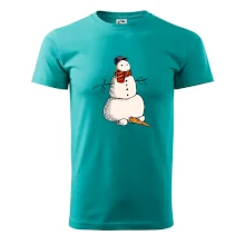 Snehuliak so spadnutým nosom