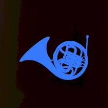 Blue French Horn Blue French Horn