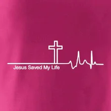 Jesus Saved My Life kríž ekg