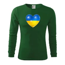 Ukrajina srdce vlajka Ukrajina srdce vlajka