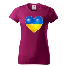 Ukrajina srdce vlajka