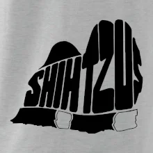 Shih-tzu - nápis v tele Shih-tzu - nápis v tele