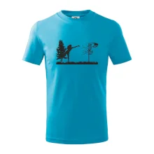 Disc golf - žena čierny obrázok