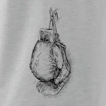 Boxerské rukavice kreslené na výšku