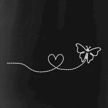 Dráha letu motýľa - srdce Dráha letu motýľa - srdce