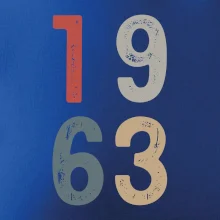 Vintage číslica 1963 Vintage číslica 1963
