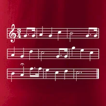 Veľa šťastia zdravia - noty