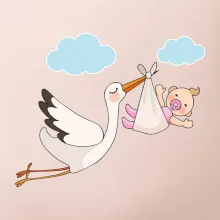 Bocian čakáme bábätko - dievča