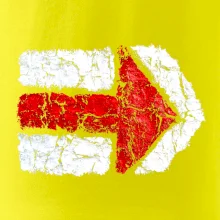 Párová turistická značka červená Párová turistická značka červená