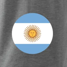 Argentína vlajka guľatá