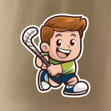 Ikona pozemný hokej chlapec