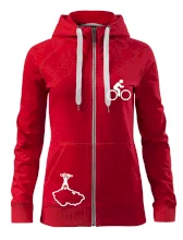 Mapa ČR + kolo na prsu