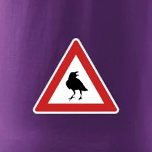 Dopravná značka - Pozor havran