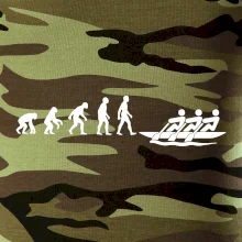 Evolúcia veslovanie 3 ľudia