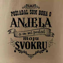 Požiadal som Boha o anjela a on mi poslal moju svokru