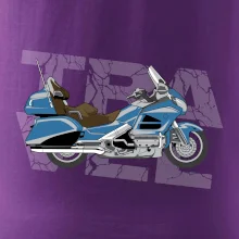 Cestovná motorka Amerika modrá