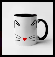 Mačka - srdce namiesto nosa Mačka - srdce namiesto nosa