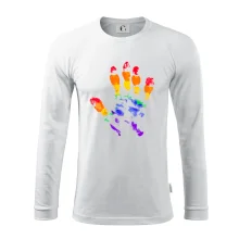 LGBT hand print
