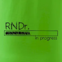 In progress titul RNDr. doktor / doktorka prírodných vied