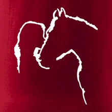 Kôň a ja silueta Kôň a ja silueta