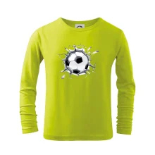 Futbalová lopta v triku Futbalová lopta v triku