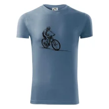 MTB kreslený cyklista MTB kreslený cyklista