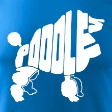 Pudel - nápis v tele