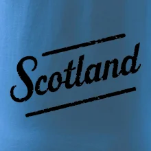 Scotland Vintage nápis Scotland Vintage nápis