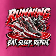 Bežecká topánka so stopkami eat sleep repeat