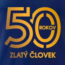 50 rokov zlatý človek 50 rokov zlatý človek