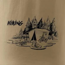 Hiking - obrázok kreslený