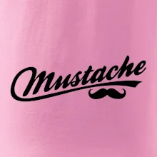Mustache - nápis