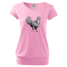 Kohút kreslený čiernobiely