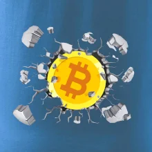Bitcoin v tričku