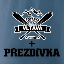 K vode - pádla hory (vlastný nápis) K vode - pádla hory (vlastný nápis)