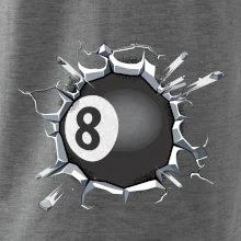 Biliardová guľa v triku